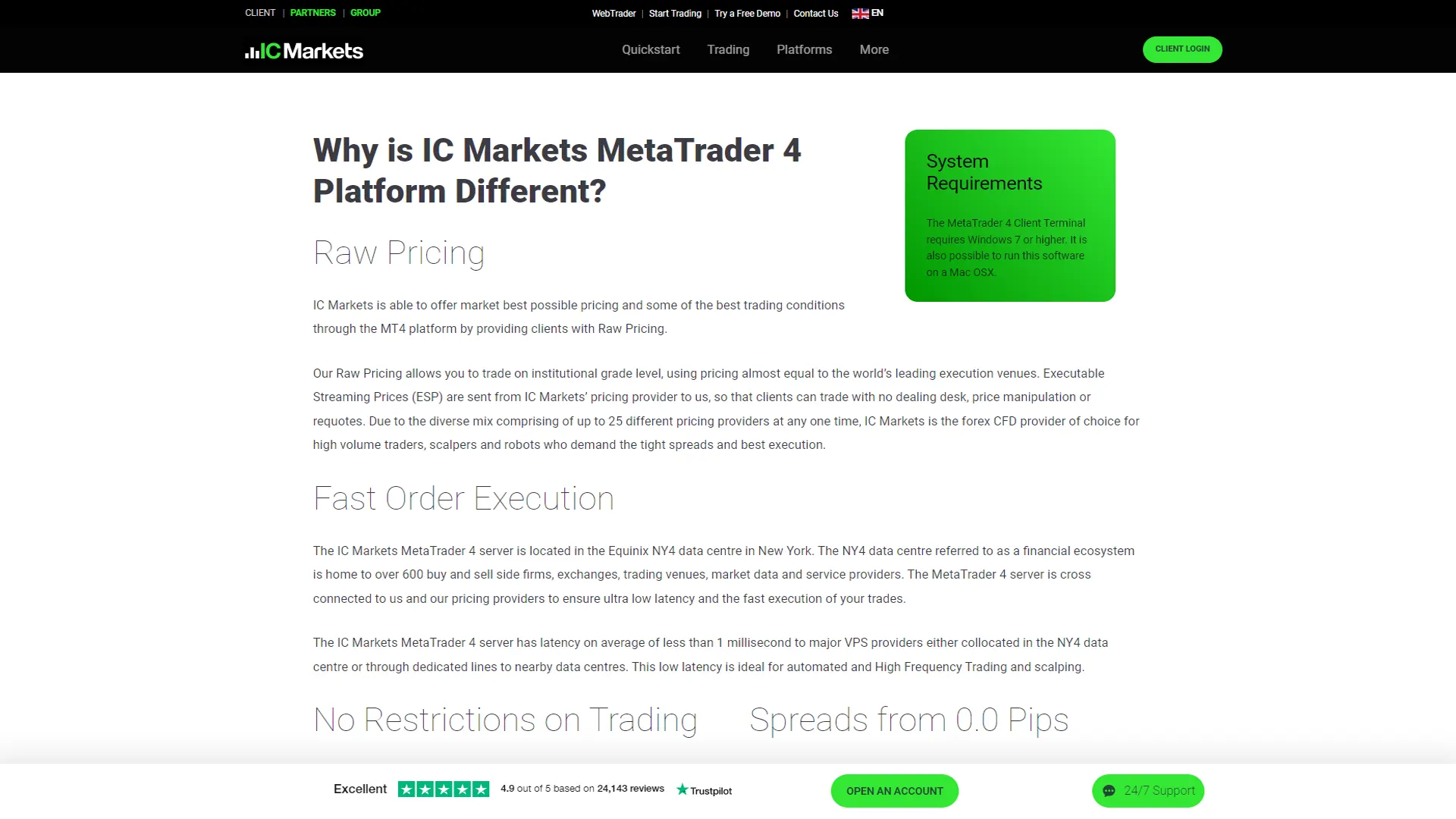 IC Markets recenzia – IC Markets MT4 nákup a predaj