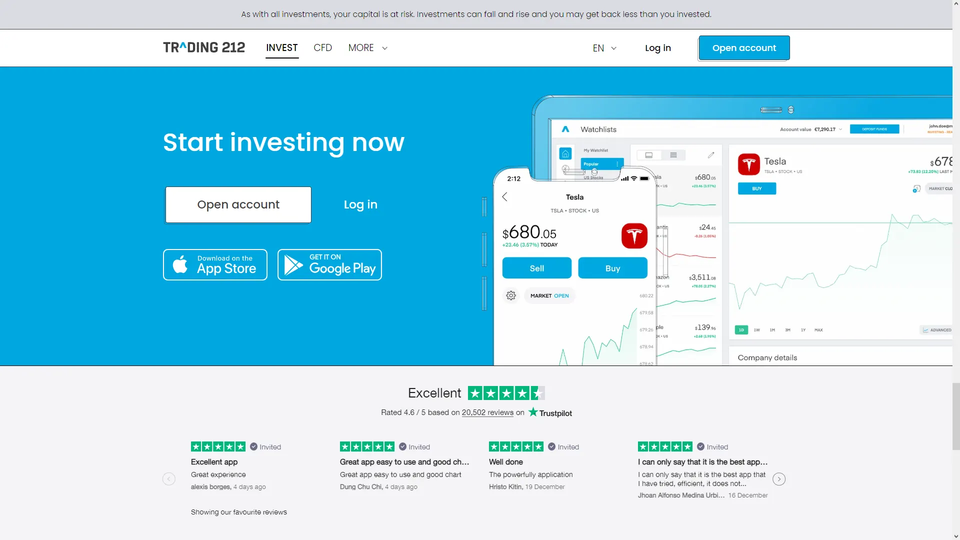 Trading 212 recenzia – Trading 212 Rozšírenie prehliadača