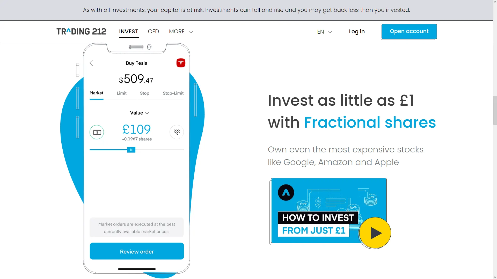 Trading 212 recenzia – Trading 212 Fractional Shares