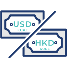 USD-HKD-menovy-par americký dolár a hongkongský dolár